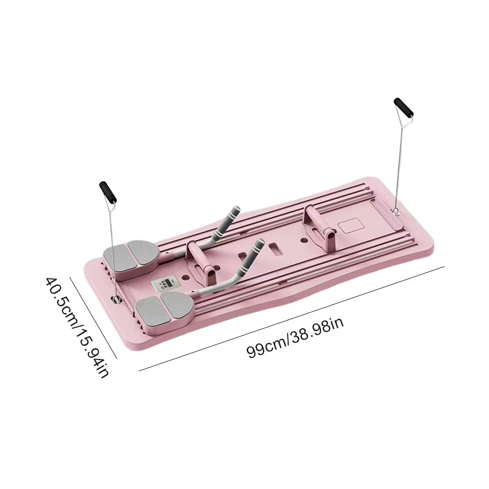 Pilates Reformer Pushup Board Non Slip Foldable Abdominal Workout Boards Fitness ABS Roller Machine Portable Push-Ups Stands