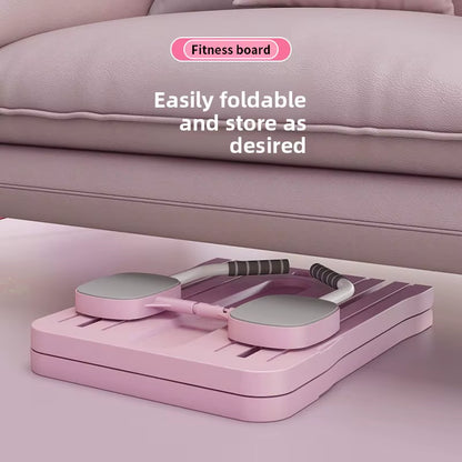 Pilates Reformer Pushup Board Non Slip Foldable Abdominal Workout Boards Fitness ABS Roller Machine Portable Push-Ups Stands